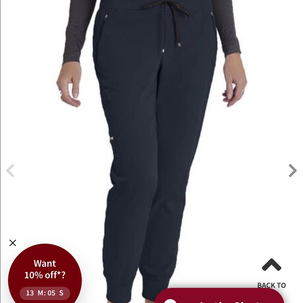 Greys anatomy spandex Eden jogger scrub pants.